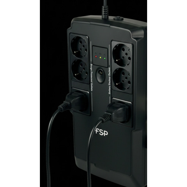 Фото - Источник бесперебойного питания FSP NanoFit 600 (PPF3602303)