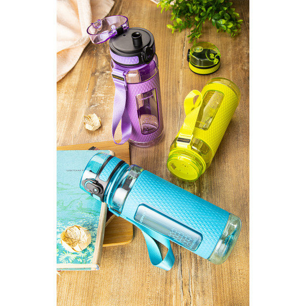 Фото - Пляшка для води UZspace 5045 Diamond 700 мл Салатовая