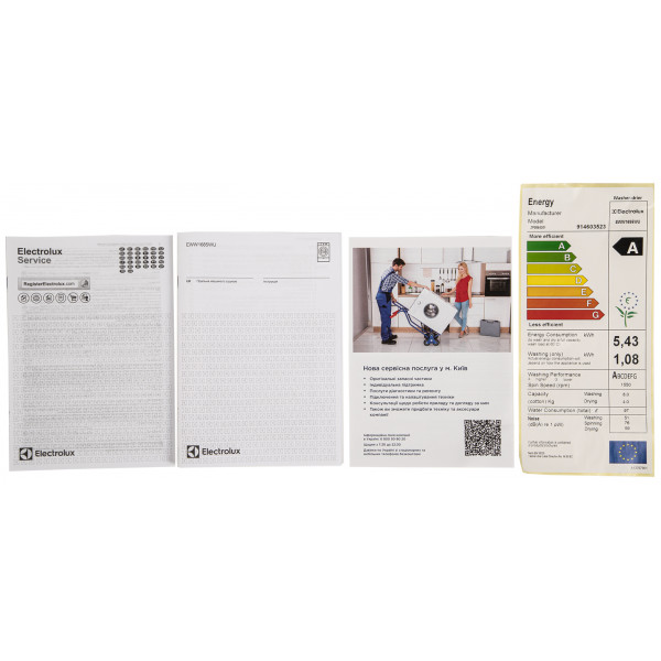 Фото - Стирально-сушильная машина Electrolux EWW1685WU