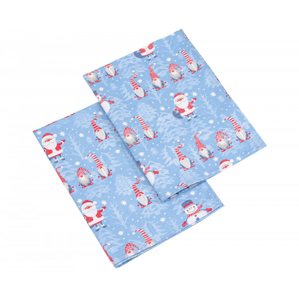 Фото - Набір рушників Home Line Полупанама Гном на блакитному 40х60 2 шт. (172624)