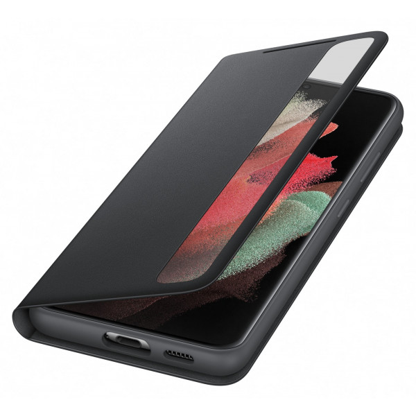 Фото - Чехол для смартфона Samsung Smart Clear View Cover Black Samsung Galaxy S21 Ultra (EF-ZG998CBEGRU)