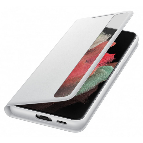 Фото - Чехол для смартфона Samsung Smart Clear View Cover Light Gray Samsung Galaxy S21 Ultra (EF-ZG998CJEGRU)