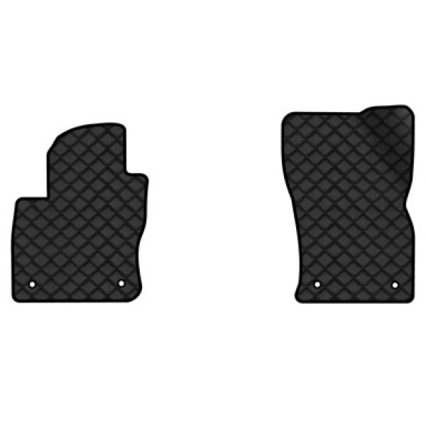 Фото - Килимки з екошкіри в салон авто передні EVAtech ECO для Tiguan Allspace 7 seats Volkswagen 2016-2020 1 покоління SUV USA VW1727AO2AV4BBLB