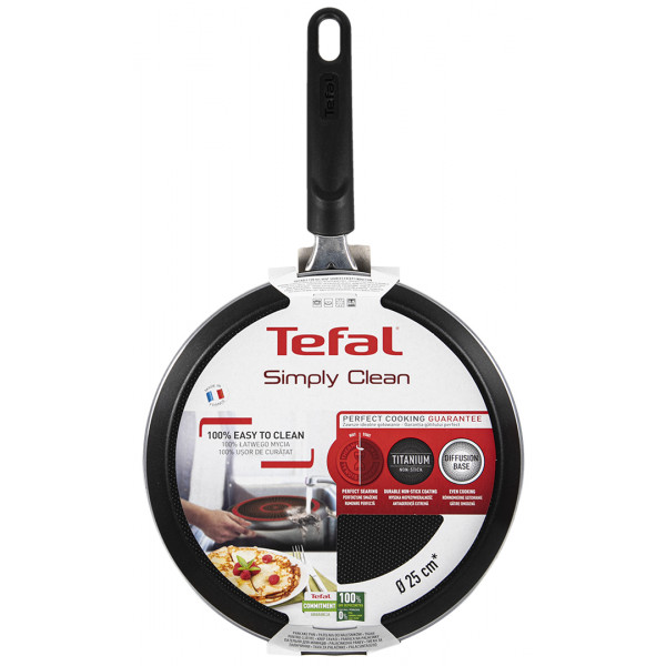 Фото - Сковорода для блинов Tefal B5671053 Simply Clean 25 см