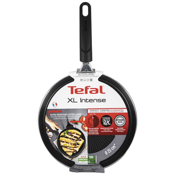 Фото - Сковорода для млинців Tefal C3841053 XL INTENSE 25 см