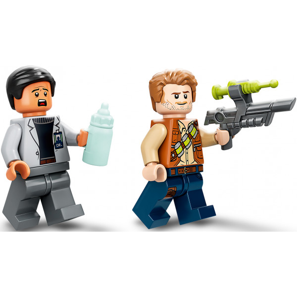 Фото - Конструктор LEGO Jurassic World Лаборатория доктора Ву: Пебег детёнышей динозавра (75939)
