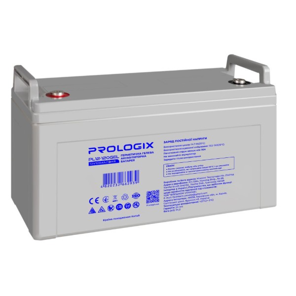 Фото - Акумулятор для ДБЖ ProLogix 12V 120AH (PL12-120GEL) GEL