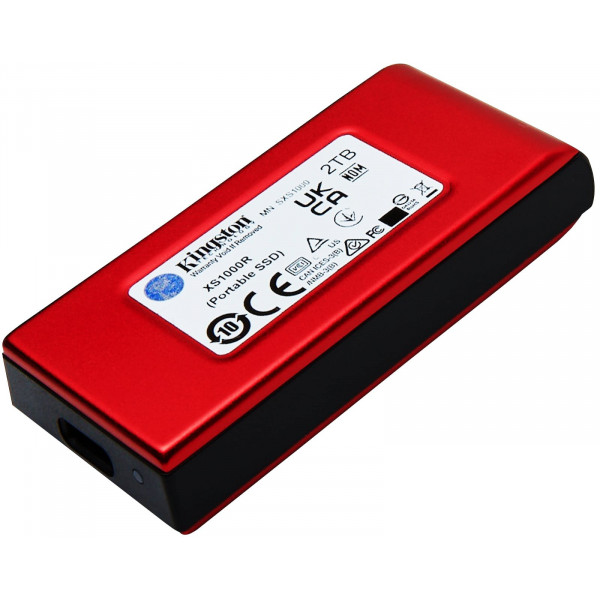 Фото - SSD-накопичувач зовнішній Kingston XS1000 Portable 2000GB USB 3.2 Gen 2 Red (SXS1000R/2000G)