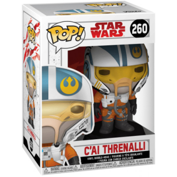Фото - Коллекционная фигурка FUNKO POP! Bobble: Star Wars: The Last Jedi: C'ai Threnalli (31793)
