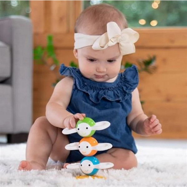 Фото - Пирамидка Fat Brain Toys Dizzy Bees Veseli bdzhilky (F294ML)