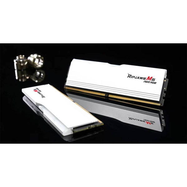 Фото - Память DDR G.Skill Ripjaws M5 Neo RGB White DDR5-6000 64GB (2x32GB) (F5-6000J3040G32GX2-RM5NRW)