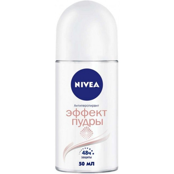 Фото - Дезодорант кульковий NIVEA антіперсп Ефект пудри 50мл