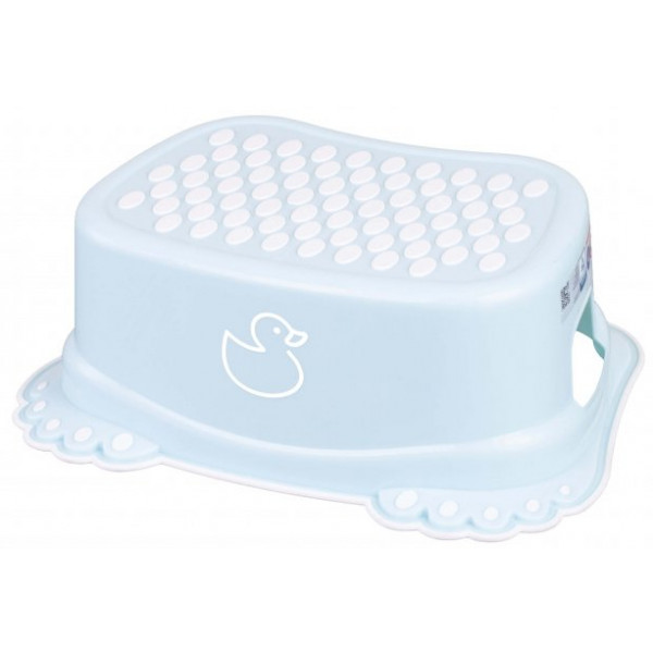 Фото - Підставка дитяча під умивальник Tega Baby Каченя з антиковзаючою гумою Блакитний (DK-006-129)