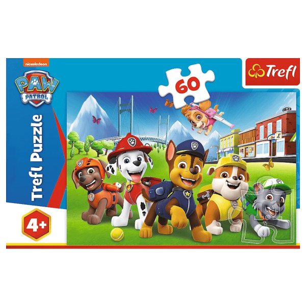 Фото - Пазлы (3-4 года) Trefl Paw Patrol Щенячий патруль на траве 60 эл. (73758)