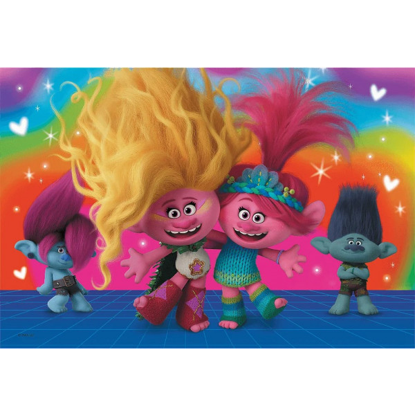 Фото - Пазли (5-7 років) Trefl "Дружелюбні тролі"  (60 ел.)  (17386)