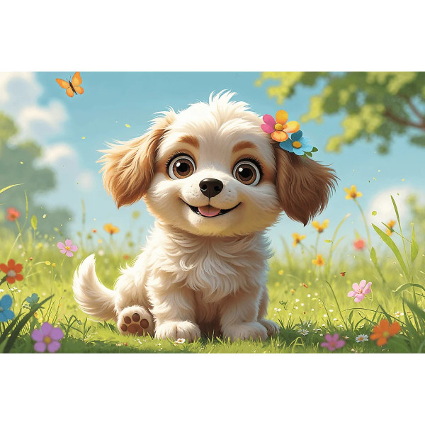 Фото - Пазли (3-4 роки) Trefl Treflik Family Будь щасливим 60 ел. (5900511174083)