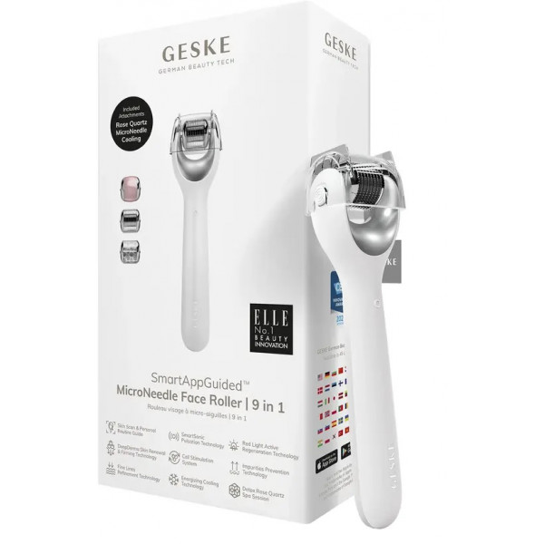 Фото - Масажер для обличчя GESKE MicroNeedle Face Roller 9 в 1 (GK000053WH01) Фото - Масажер для обличчя GESKE MicroNeedle Face Roller 9 в 1 (GK000053WH01)