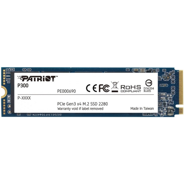 Фото - SSD-накопичувач внутрішній Patriot P300 512GB M.2 2280 PCIe NVMe 3.0 x4 TLC (P300P512GM28)