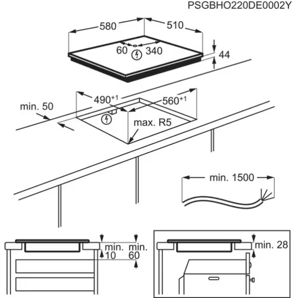 Фото - Варочная панель электрическая AEG TI64IB10IZ