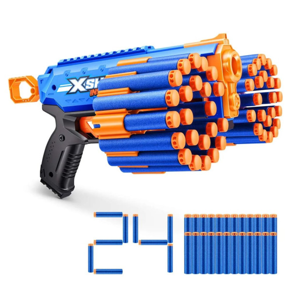 Фото - Бластер багатозарядний ZURU X-Shot Insanity-Manic (24патронів) (36603R)