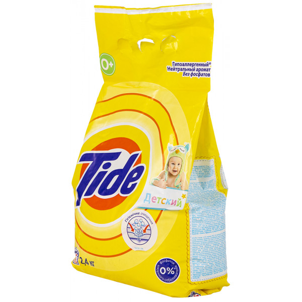 Фото - Пральний порошок Tide Дитячий 2,4 кг Автомат