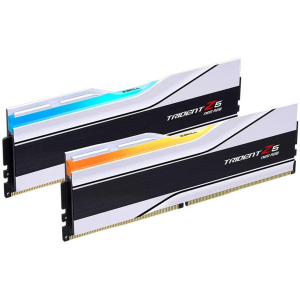 Фото - Память DDR G.Skill Trident Z5 Neo RGB DDR5-6000 2x48GB AMD EXPO WHITE (F5-6000J2636H48GX2-TZ5NRW) Фото - Память DDR G.Skill Trident Z5 Neo RGB DDR5-6000 2x48GB AMD EXPO WHITE (F5-6000J2636H48GX2-TZ5NRW)