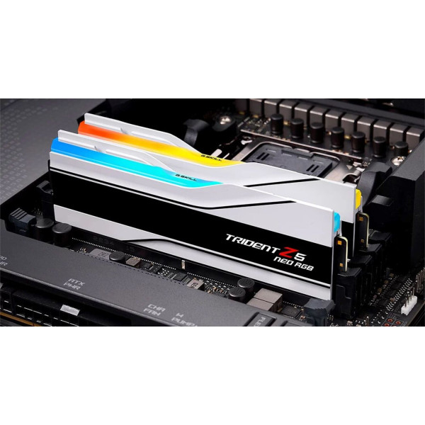 Фото - Память DDR G.Skill Trident Z5 Neo RGB DDR5-6000 2x48GB AMD EXPO WHITE (F5-6000J2636H48GX2-TZ5NRW)
