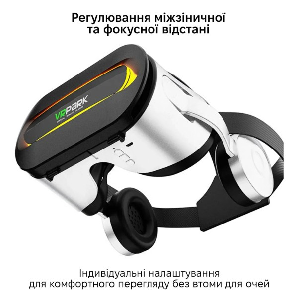 Фото - Очки виртуальной реальности Action VRPark White