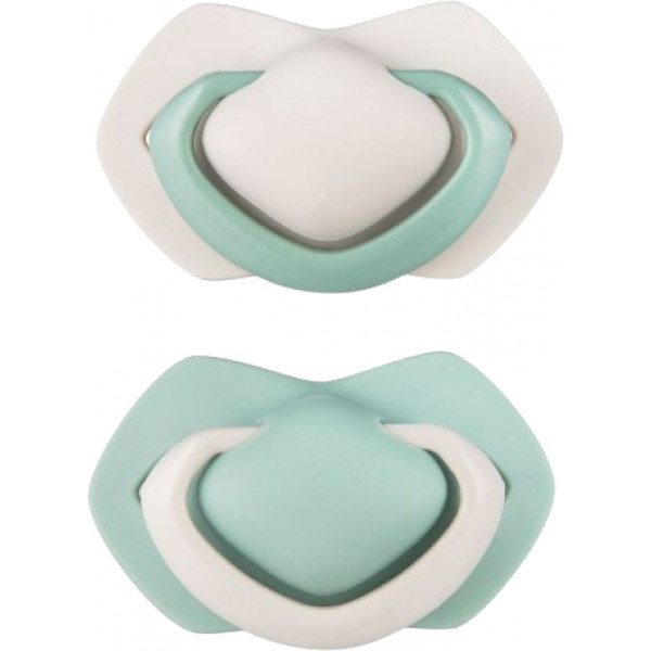 Фото - Симетрична пустушка Canpol babies PURE COLOR силіконова бежева, 2 шт. (22/645_bei)