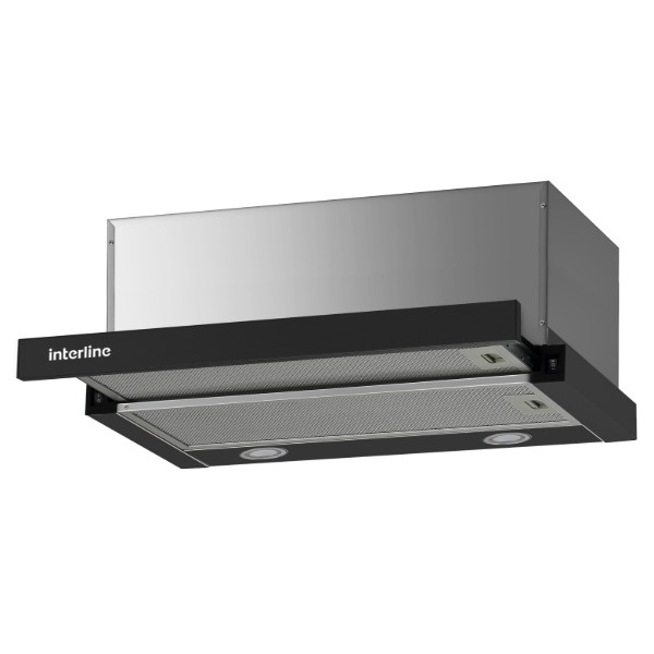 Фото - Вытяжка встраиваемая Interline SHARK PLUS BL/S A/60