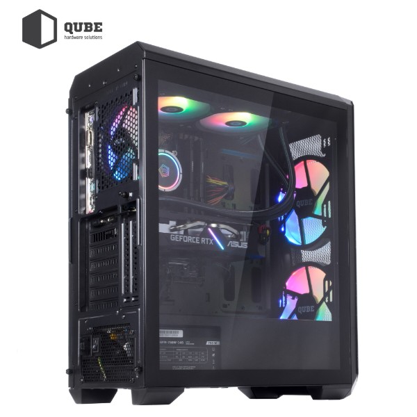Фото - Уцінка - Системний блок QUBE QB i9 10900KF RTX 3060 12GB 3242 (i910900KFRTX306012GB3242)