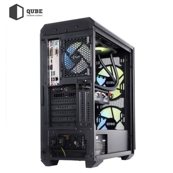 Фото - Уцінка - Системний блок QUBE QB i9 10900KF RTX 3060 12GB 3242 (i910900KFRTX306012GB3242)
