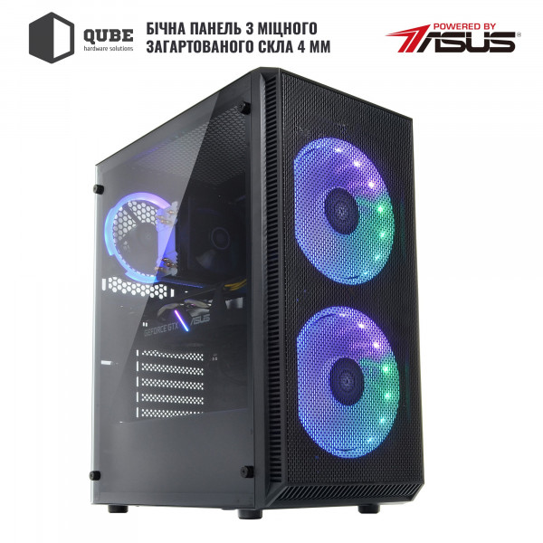 Фото - Системний блок QUBE QB i7 9700F RTX 3060 12GB 161 (i79700FRTX306012GB161)