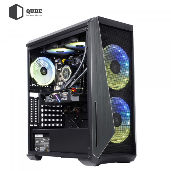 Фото - Системний блок QUBE QB Ryzen 9 5950X RTX 3060 12GB 6442 (Ryzen95950XRTX306012GB6442)