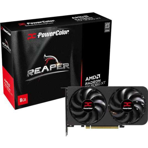 Фото - Видеокарта PowerColor AMD Radeon RX 9060 XT 8GB GDDR6 Reaper (RX9060XT 8G-A)