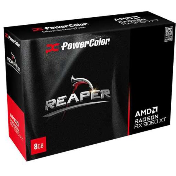 Фото - Видеокарта PowerColor AMD Radeon RX 9060 XT 8GB GDDR6 Reaper (RX9060XT 8G-A)