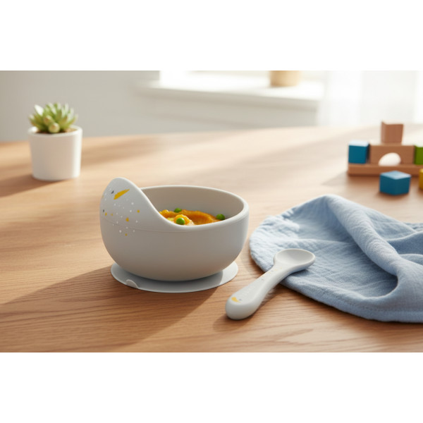 Фото - Набір дитячий Oribel Cocoon 2 пр. Gray (OR223-90013)