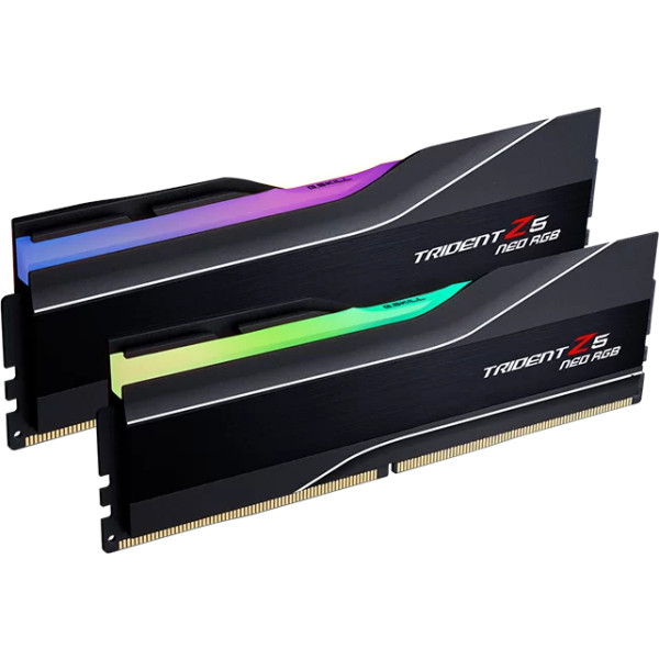 Фото - Память DDR G.Skill Trident Z5 Neo RGB Black DDR5-6000 128GB (2x64GB) AMD EXPO (F5-6000J3444F64GX2-TZ5NR) Фото - Память DDR G.Skill Trident Z5 Neo RGB Black DDR5-6000 128GB (2x64GB) AMD EXPO (F5-6000J3444F64GX2-TZ5NR)