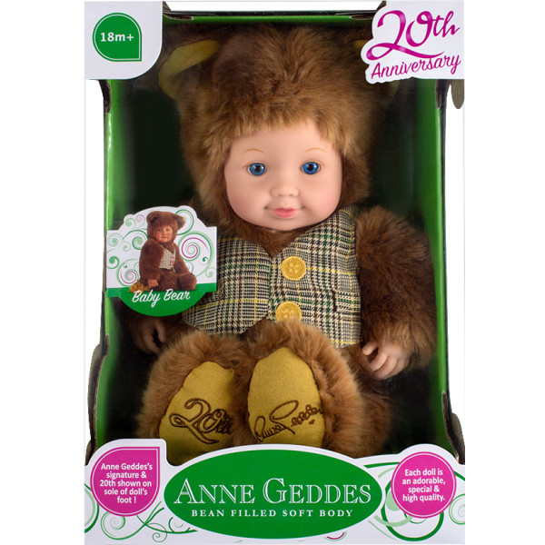Фото - Пупс класичний Anne Geddes Маленьке Ведмежатко 31 см (572618)
