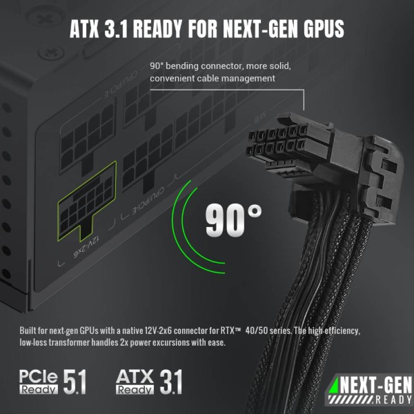 Фото - Блок питания для ПК Gamemax GS 750G V25