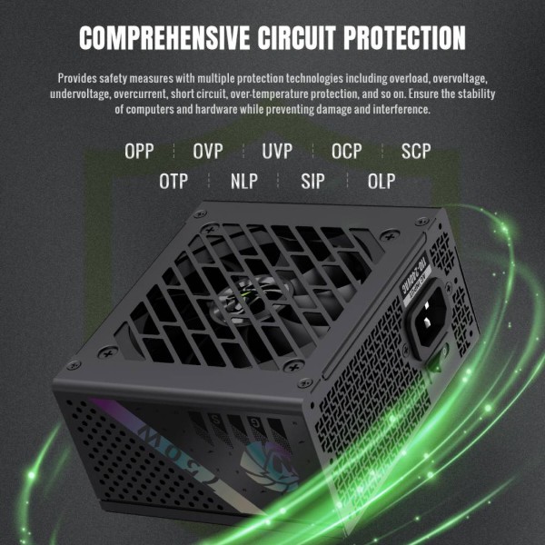 Фото - Блок питания для ПК Gamemax GS 750G V25