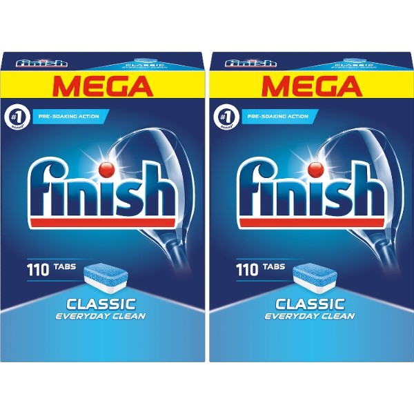 Фото - Таблетка для посудомийної машини Finish CLASSIC (BOGOF) 110таб