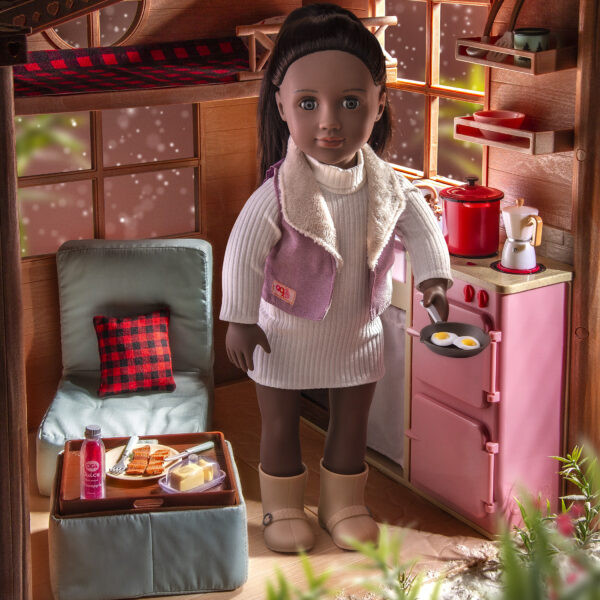 Фото - Меблі і будиночки для ляльки Our Generation з аксесуарами" Cozy Cabin" (BD37961)