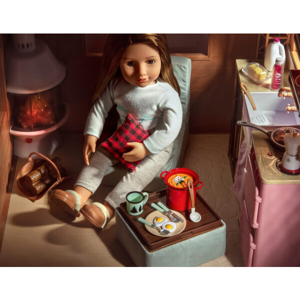 Фото - Меблі і будиночки для ляльки Our Generation з аксесуарами" Cozy Cabin" (BD37961)