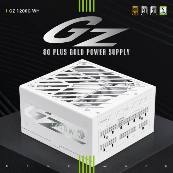 Фото - Блок живлення для ПК Gamemax GZ 1200G WH