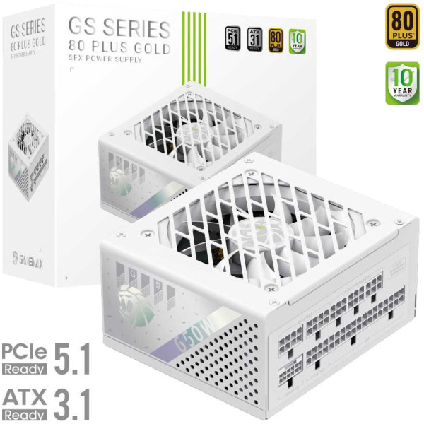 Фото - Блок живлення для ПК Gamemax GS 650G WH V25