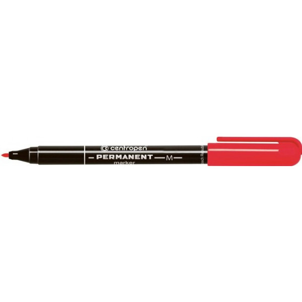 Фото - Маркер Centropen Permanent 2846 1 мм Red (2846/02)