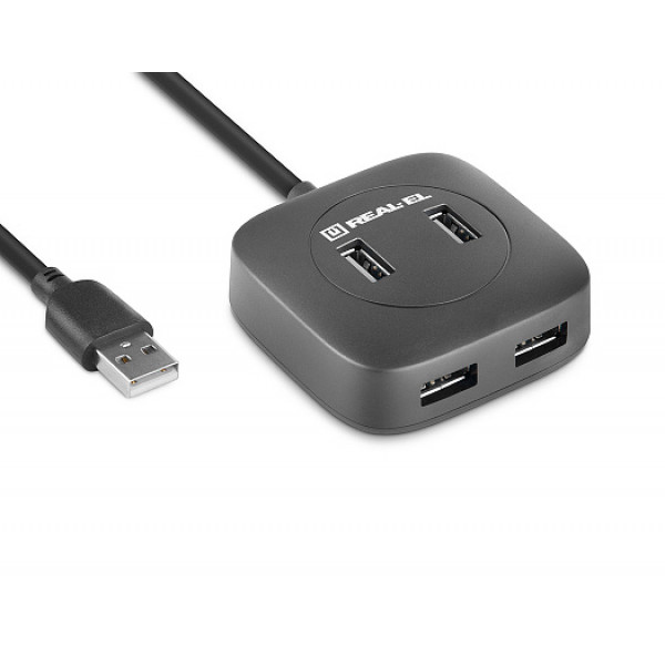 Фото - Хаб USB REAL-EL HQ-187 Black