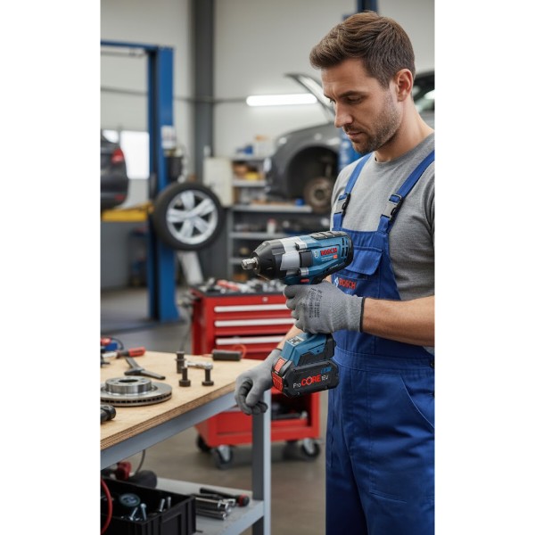 Фото - Гайковерт акумуляторний Bosch GDS 18V-1050 H 2xPC8.0 (0.601.9J8.502)