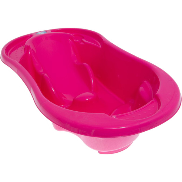 Фото - Детская ванночка Tega Baby Комфорт с термометром 2 в 1 анатомическая Розовая (TG-011-145)